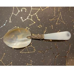SOLD Mother of Pearl Shell Art Spoon Made in India